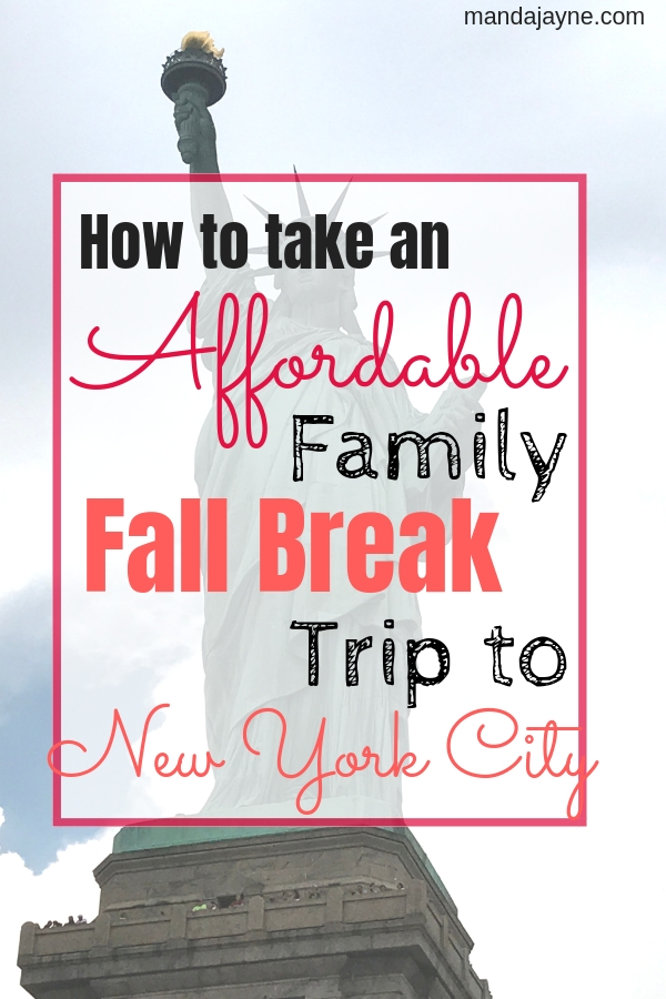 Fall Break Trip to NYC