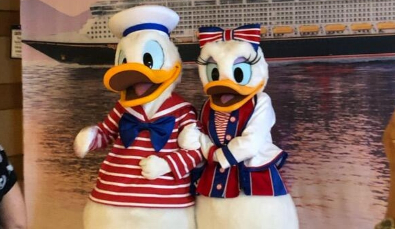 Donald Duck and Daisy Duck