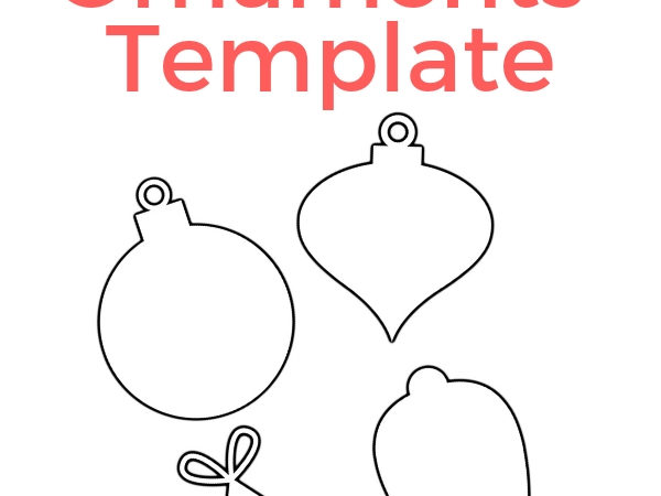 Christmas Ornament Printable – Free Template You Can Print!